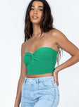 product Princess Polly Sleeveless Square Neck  Kallista Top Green