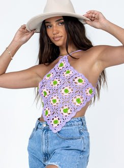 product Princess Polly Sleeveless Sweetheart  Neila Top Purple