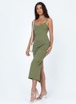 product Princess Polly High Neck  Jesy Maxi Dress Khaki