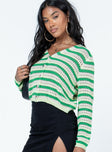 Skye Cardigan Green Princess Polly  Cropped 