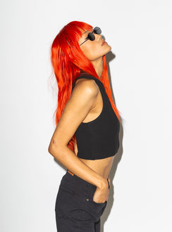 product Princess Polly Sleeveless High Neck  Dain Top Black