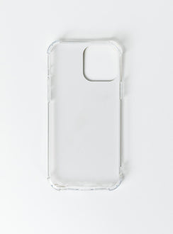 iPhone case Princess Polly Exclusive Gold-toned reflective back Clear plastic sides