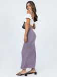 Harriette Maxi Skirt Purple