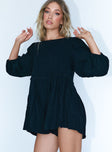 Amalie Romper Black