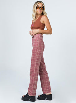 product Princess Polly Low Rise Pants  Leah Cordoury Pant Pink