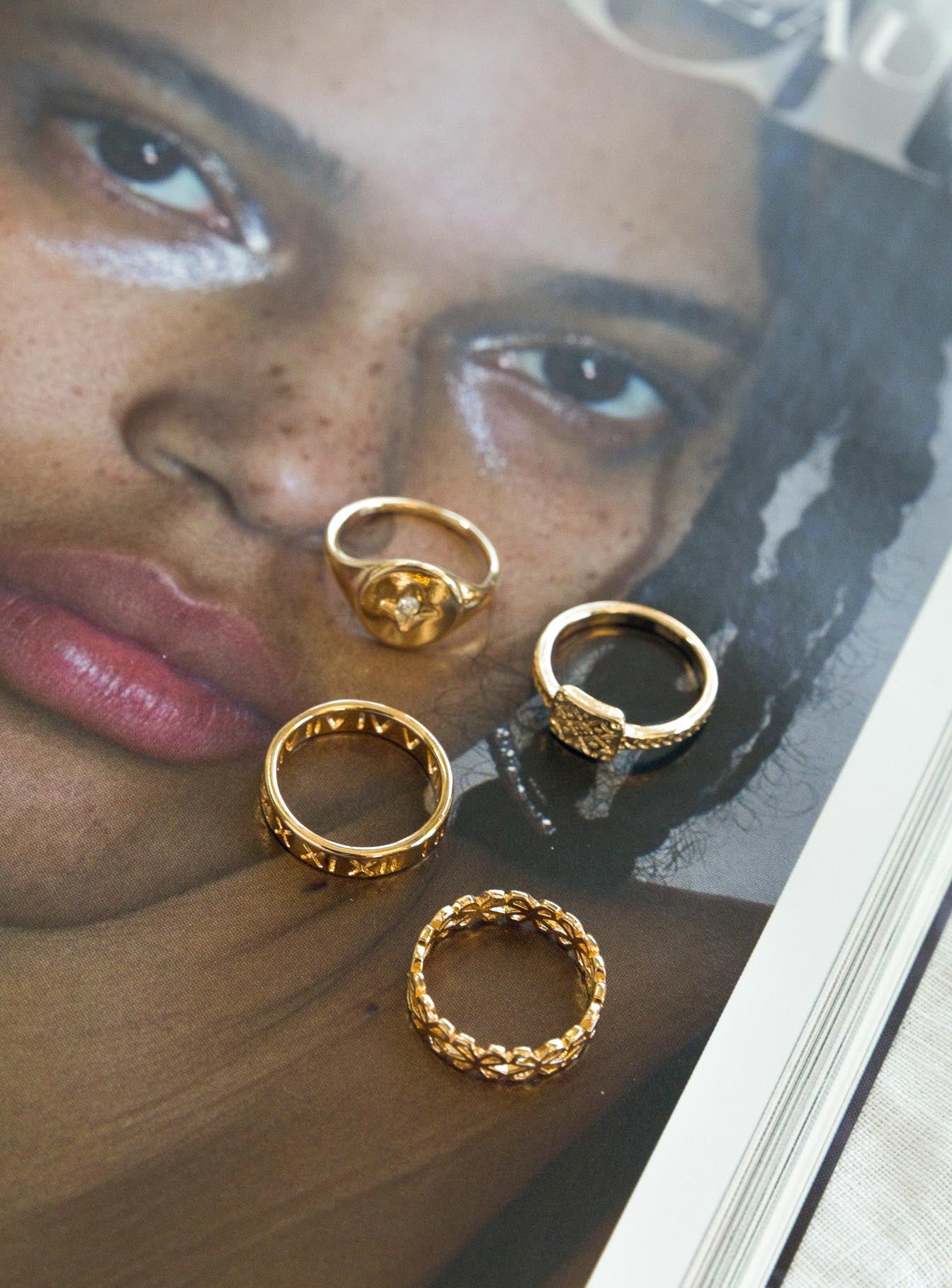 Love Parade Ring Set Gold