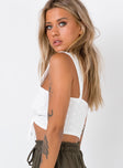 The Ini Crop Top White