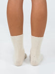 Crew socks Ribbed cuff