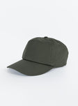 Green cap Adjustable strap at back