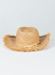Ride Em Cowboy Hat Beige