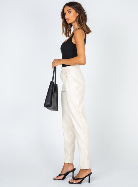 side view of model wearing Princess Polly Love Club Pants 