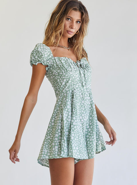 Finley Romper Green