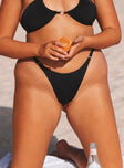 Addison Bikini Bottom Black