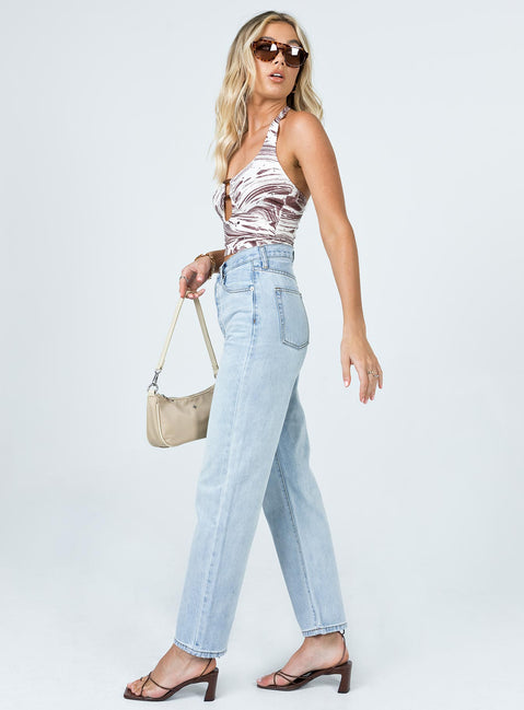 product Princess Polly Mid Rise  Franklin Denim Jeans