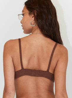 Atlanta Bralette Brown