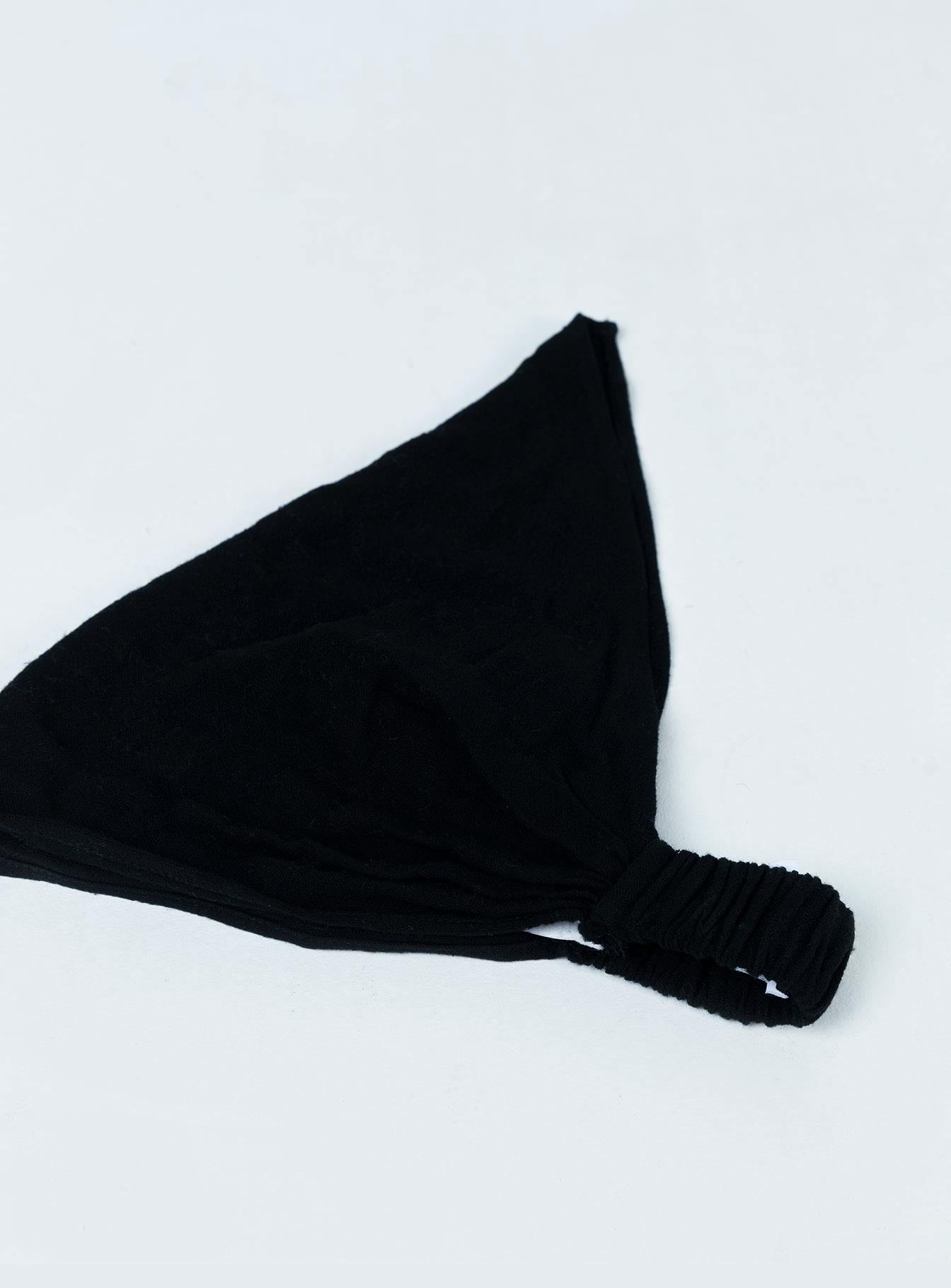 The Amalfi Headband Black