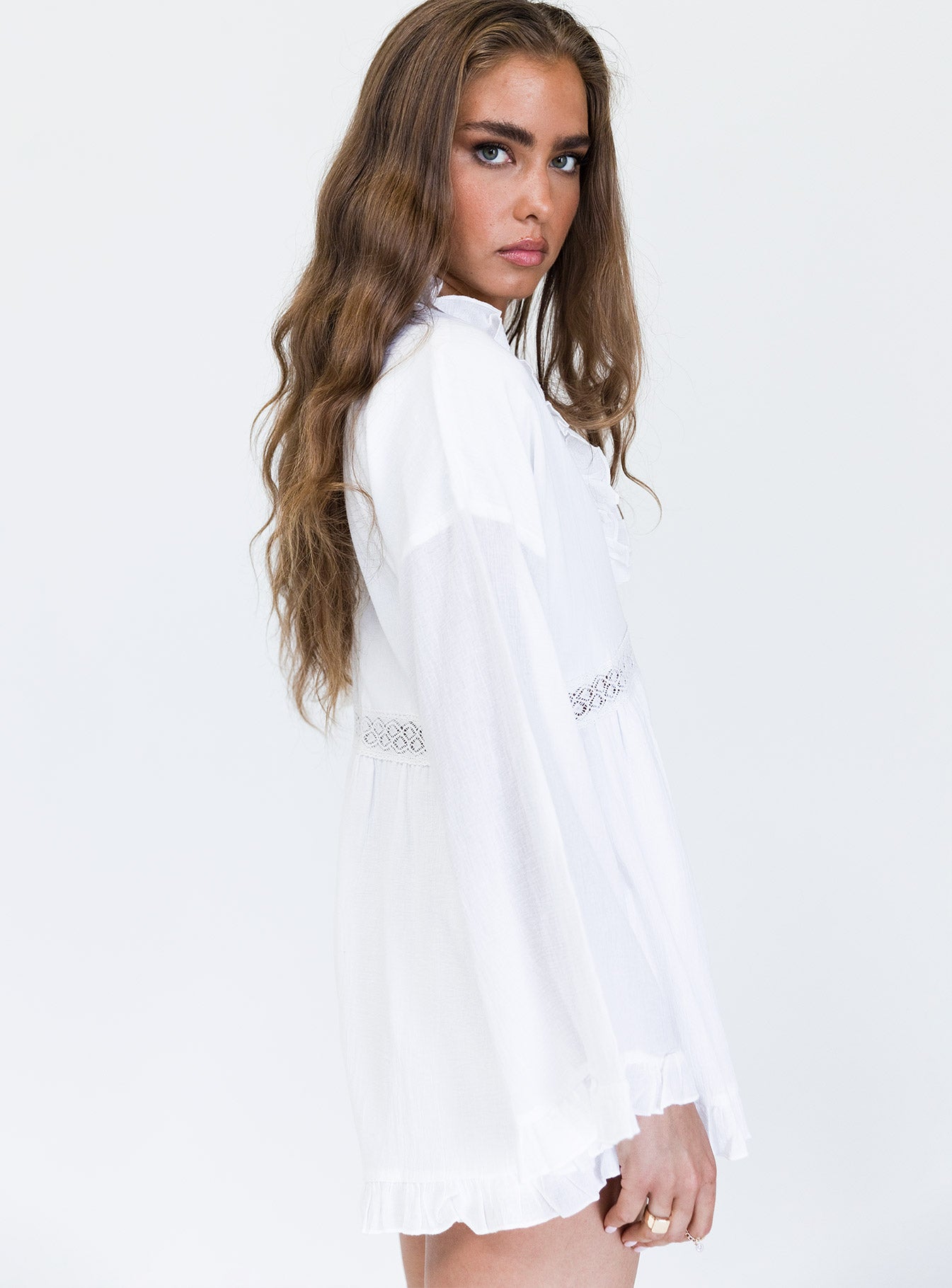 One Kiss Romper White