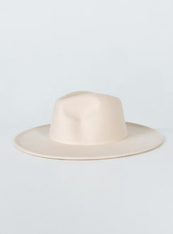 Indiana Fedora Hat Beige
