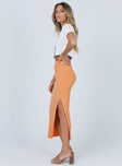 Tanna Midi Skirt Orange