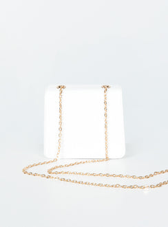 Crossbody bag  Princess Polly Exclusive 100% PU  Faux leather material  Croc print Gold-toned chain strap  Magnetic button fastening  Flat base