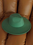 Indiana Fedora Hat Green