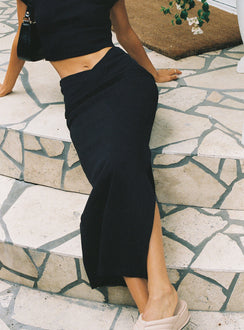 product Abigail Midi Skirt Black Tall Princess Polly  Midi Skirts 