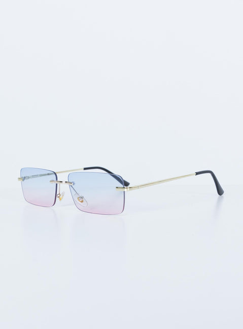 Indi Sunglasses Blue Ombre