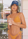 Paris Bikini Top Orange