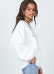 Palm Springs Sweatshirt White Princess Polly  regular 