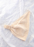 The Amalfi Headband Beige