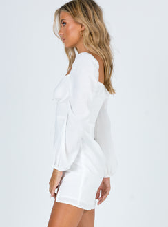 side view of model wearing Princess Polly Alena Mini Dress 