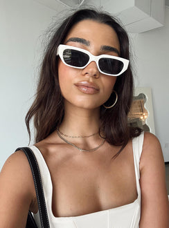 Sunglasses 70% PC 30% AC UV 400 Black tinted lenses Moulded nose bridge  Lightweight 