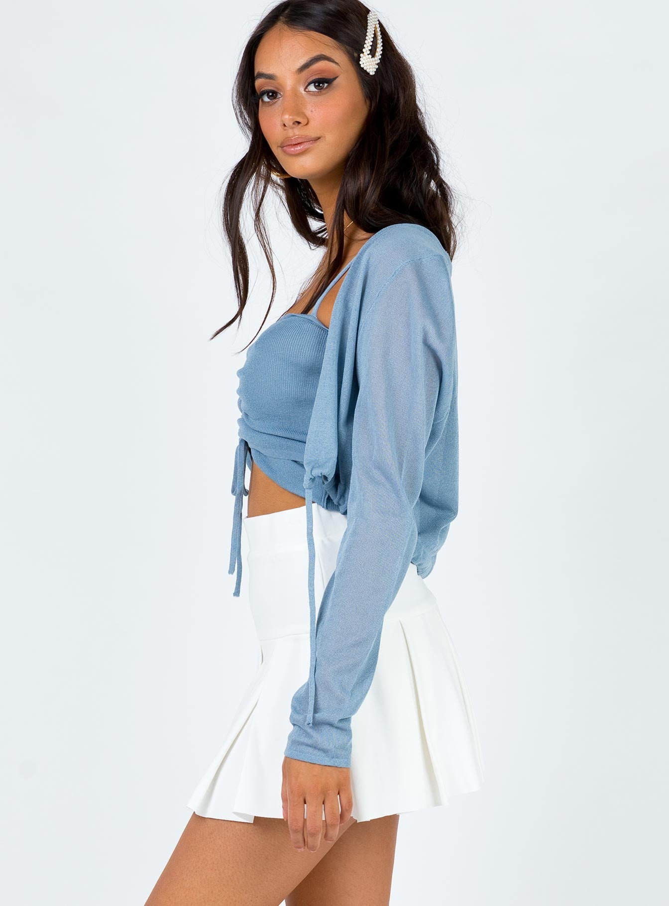 product Rescue Me Pleat Mini Skirt White Princess Polly  Mini Skirts 