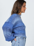 Adina Sweater Blue Princess Polly  Cropped 