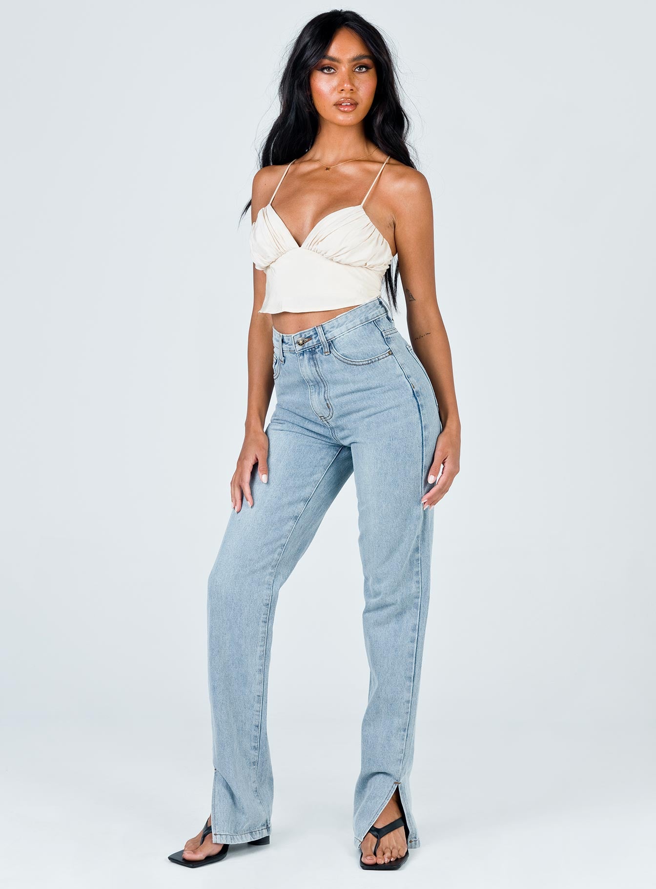 product Princess Polly Sleeveless Asymmetric Neckline  Jessa Top