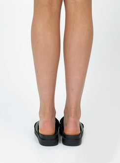 Sandals  Princess Polly Exclusive 100% PU  Cross over upper  Platform base  Rounded toe 