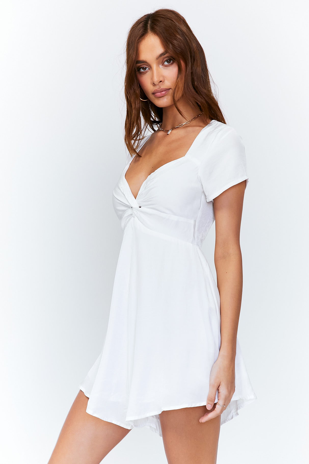 Jolie Romper White