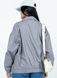 Telford Zip Up Coaches Jacket Slate