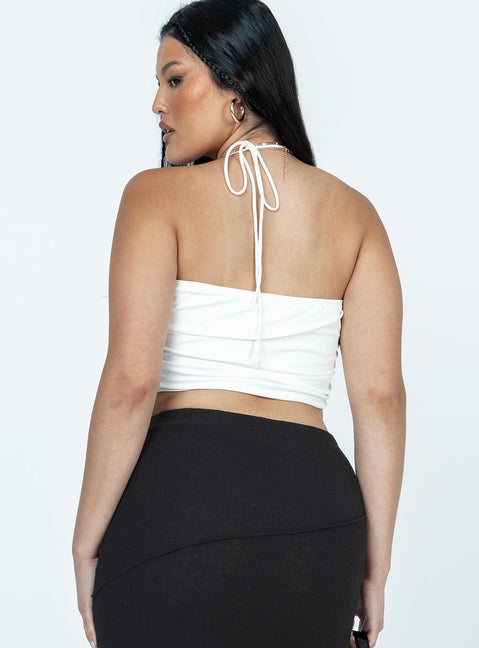 product Princess Polly Sleeveless Sweetheart  Hunter Corset Top White