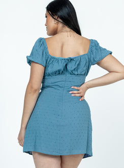 product Princess Polly Square Neck  Fauci Mini Dress Navy