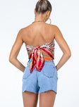 Wrap Up Denim Shorts