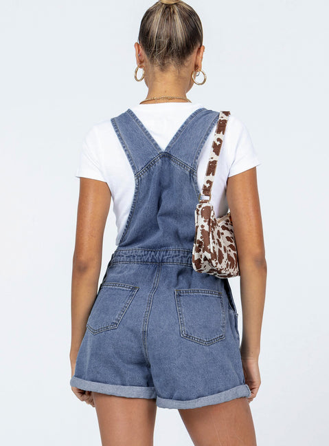 Kacey Overalls Blue Denim