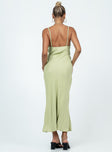 product Princess Polly Asymmetric Neckline  Nicoleta Midi Dress Green