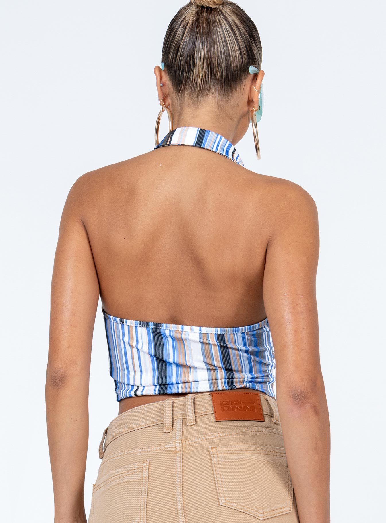 product Princess Polly Sleeveless Sweetheart  Enmore Top Blue