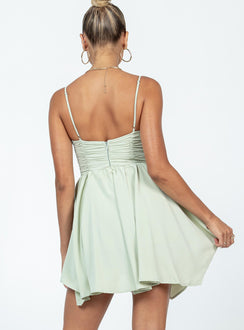 product Princess Polly Scoop Neck  Barrett Mini Dress Green