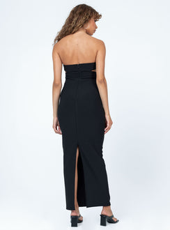 product Princess Polly Crew Neck  Nola Strapless Maxi Dress Black