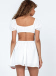 product Princess Polly Sweetheart Neckline  Elizer Mini Dress White