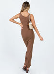 product Princess Polly Crew Neck  Alaska Maxi Dress Brown