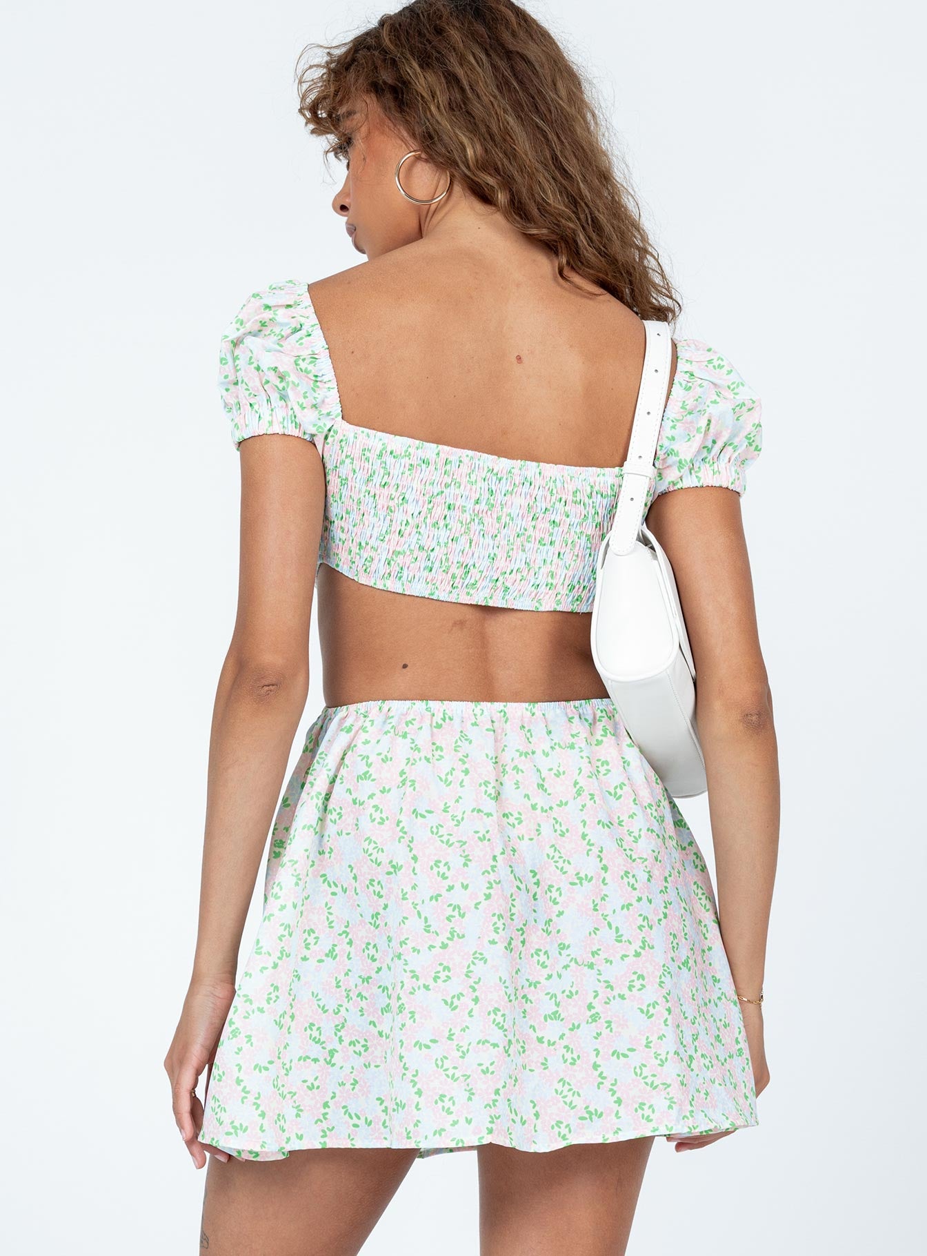 product Princess Polly Crew Neck  Asmaa Mini Dress Yellow