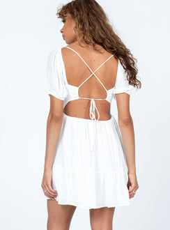 product Princess Polly Scoop Neck Scoop Neck  Ethan Mini Dress White